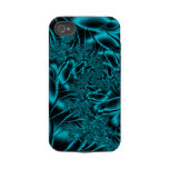Deep Blue Something Fractal Artwork Iphone 4 Tough Cases