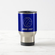 Deep Blue Volleyball Mug