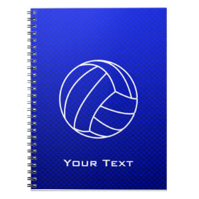 Deep Blue Volleyball Notebooks