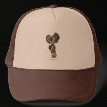 Deep Brown Mushrooms Hat hats