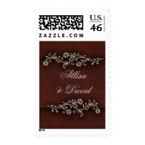 Deep chocolate brown Indian accent postage by perfectpostage Deep chocolate brown Indian accent postage