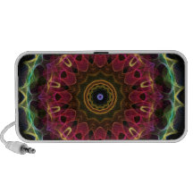 Deep Flower with Leaves iPod Speaker