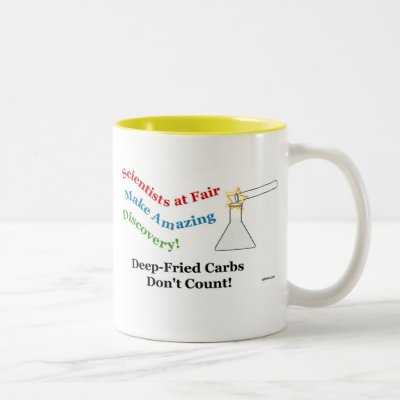 Deep-Fried Carbs Don't Count! Mug by qshirts
