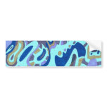 "Deep is the Ocean" Abstract Bumper Stickers