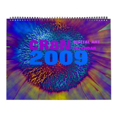 Deep Purple, CR8N, DIGITAL ART, CALENDAR, 2009 by trendhuntress