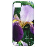 Deep Purple Iris Close Up Personalized iPhone Case iPhone 5 Cover