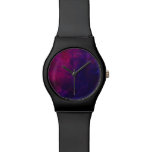 Deep Purple Modern Abstract Art Painting Watches