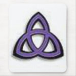 Deep Purple Triquerta mousepad