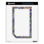 Deep Purple Wildflowers NOOK Color Decal