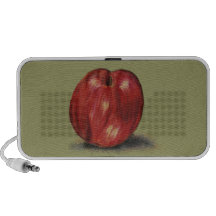 Deep Red Apple iPhone Speakers