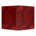 Deep Red Double Spiral Binder