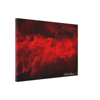 Deep Red Gallery Wrap Canvas