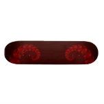 Deep Red Heart Skateboard