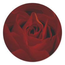 Deep Red Rose Sticker by LittleMilkyShop Deep Red Rose Sticker