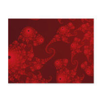 Deep Red Seahorse Herd Postcard by JamesOakley Deep Red Seahorse Herd Postcard
