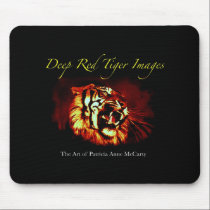 Deep Red Tiger Images mousepads