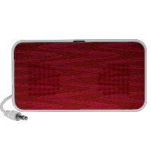 Deep Red Zigzag Design Notebook Speaker