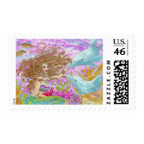 Deep Sea Buddy postage by MartinArtStudio Deep Sea Buddy postage
