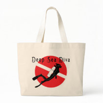 Diva do mar profundo bolsas by SCUBA_Dive_TShirts Diva do mar profundo bolsas