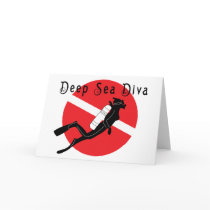 Deep Sea Diva Greeting Cards