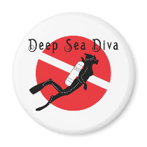 Deep Sea Diva Magnet