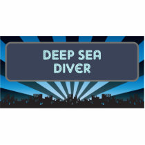 Deep Sea Diver Marquee photo sculptures by itsallhot Deep Sea Diver Marquee photo sculptures