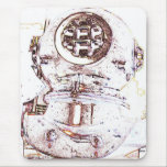 Deep Sea Diver Mouse Pads
