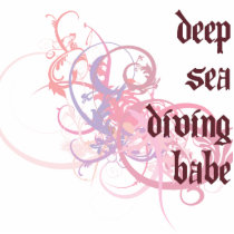 Deep Sea Diving Babe photo sculptures by busybees Deep Sea Diving Babe photo sculptures