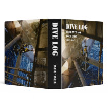 Deep Sea Diving Log Book Vinyl Binders