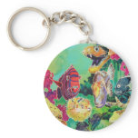 Deep Sea Fishes Tropical Keychain