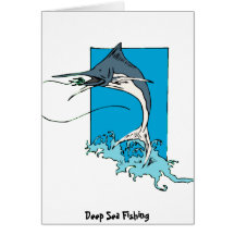Deep Sea Fishing Card