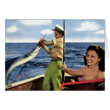 Deep Sea Fishing near Fort Lauderdale Florida Cards