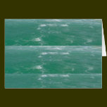 Deep Sea Green :  Wave Pattern cards