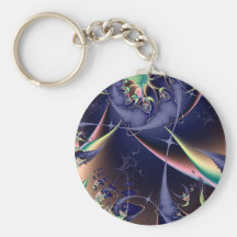 Deep Sea I · Fractal Art · Blue Key Chains