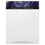 Deep Sea I · Fractal Art · Blue Letterhead Template