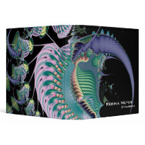 Deep Sea II · Fractal Art · Blue Vinyl Binders