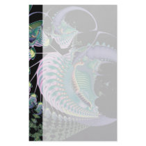 Deep Sea II · Fractal Art · Blue Stationery Design