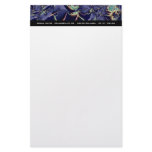 Deep Sea III · Fractal Art · Blue Stationery Paper
