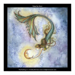 Deep Sea Moon Large Poster 23" x 23"