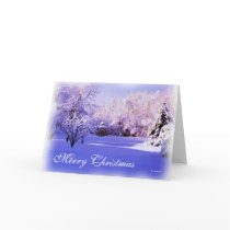 Deep Shadows - Merry Christmas Greeting Card by terraphotography Deep Shadows - Merry Christmas Greeting Card