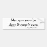 Deep Snow Bumper Stickers