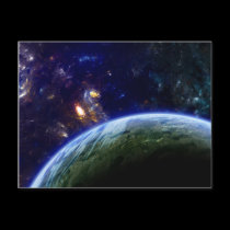 Deep Space Formation Postcard postcards