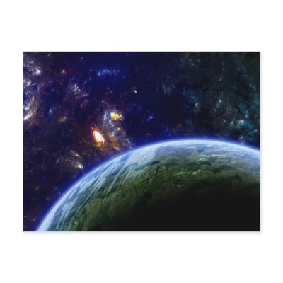 Deep Space Formation Postcard by 3dartwork