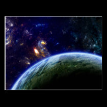 Deep Space Formation Postcard postcards