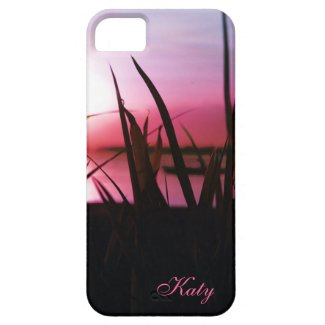 Deep Sunset Southern Lake Personalized iPhone Case