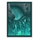 Deep Water Green cards by owlspook Deep Water Green cards