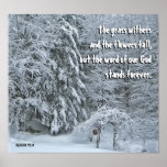 Deep Winter Christian Poster