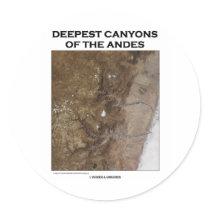 Deepest Canyons Of The Andes (Picture Earth) Sticker