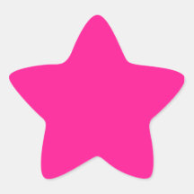 DeepPink Star Sticker