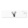 Deer antlers deer antlers game moose deer steam tu bumper stickers